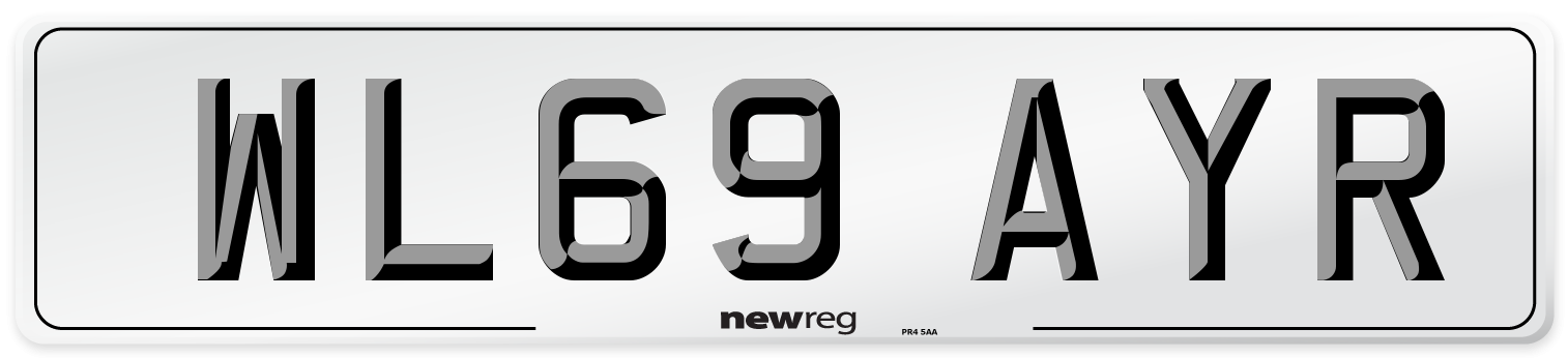 WL69 AYR Number Plate from New Reg
